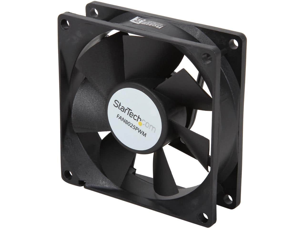 StarTech.com - FAN8025PWM 80mm Computer Case Fan with PWM - Pulse Width Modulation Connector - Black