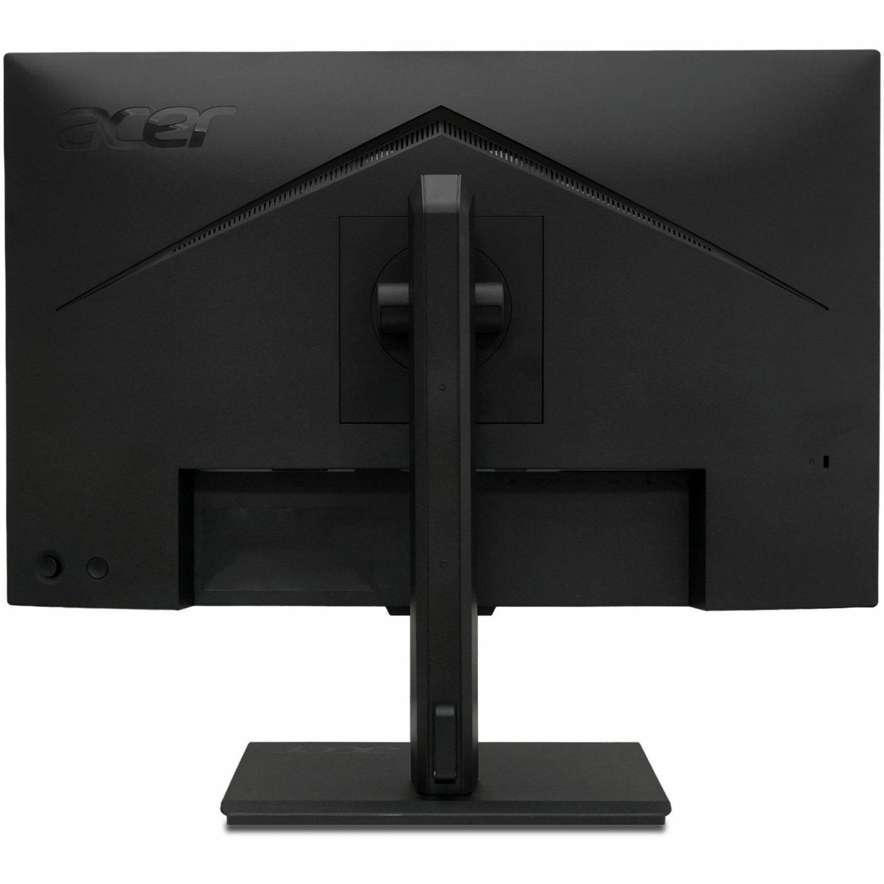 Alt View 1. Acer - Acer Vero B248Y G 24" Class LCD Monitor - 16:9 - Black - 23.8" Viewable - 300 Nit - 4 ms - Speakers - USB Type-C - HDMI - Black.