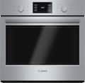 Bosch - 500 Series 30" 4.6 Cu. Ft. Built-in Single Electric Wall Oven - Stainless Steel