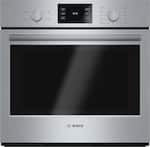 Bosch - 500 Series 30" 4.6 Cu. Ft. Built-in Single Electric True Convection Wall Oven - Stainless Steel