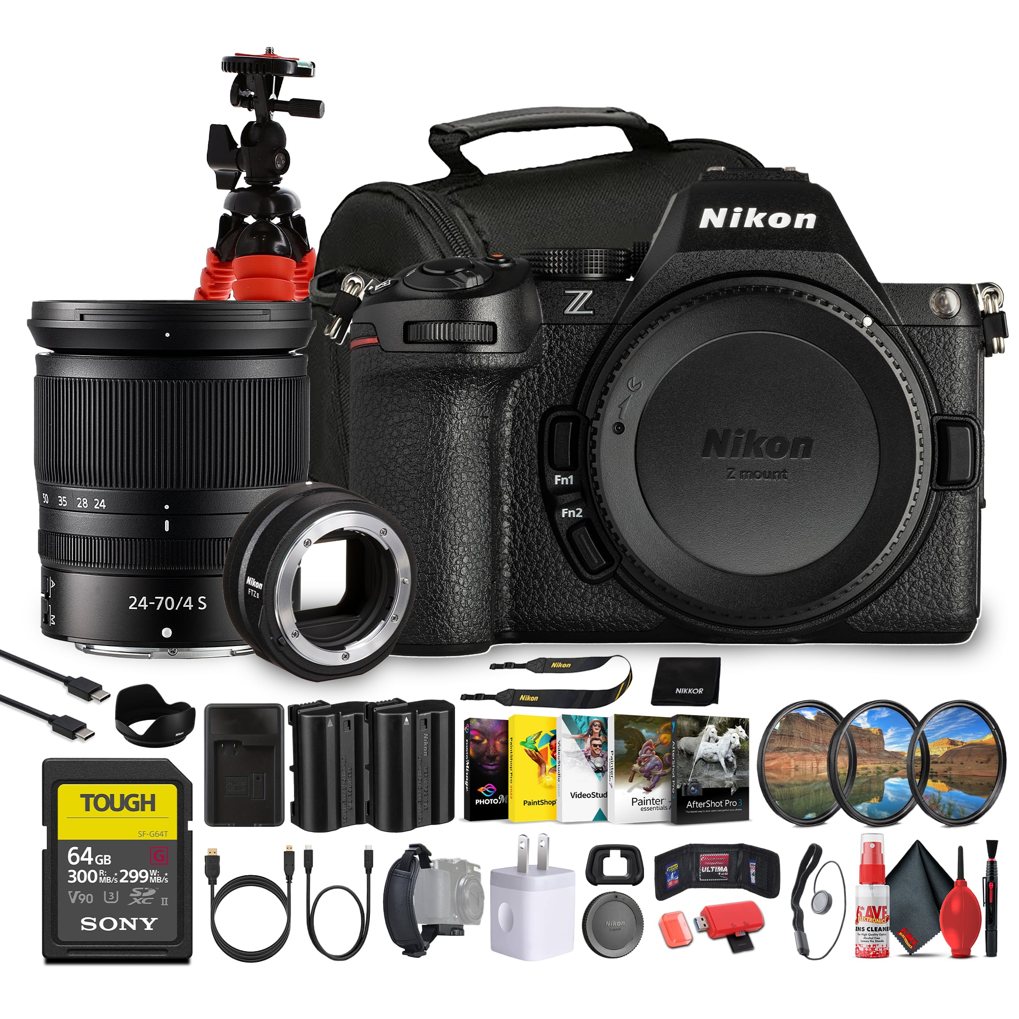 Nikon - Z5 II Mirrorless Camera with 24-70mm f/4 S Lens | Full-Frame, 4K UHD + More