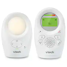 VTech - DM1211 Digital Audio Baby Monitor Enhanced Range, 1 Parent Unit - White