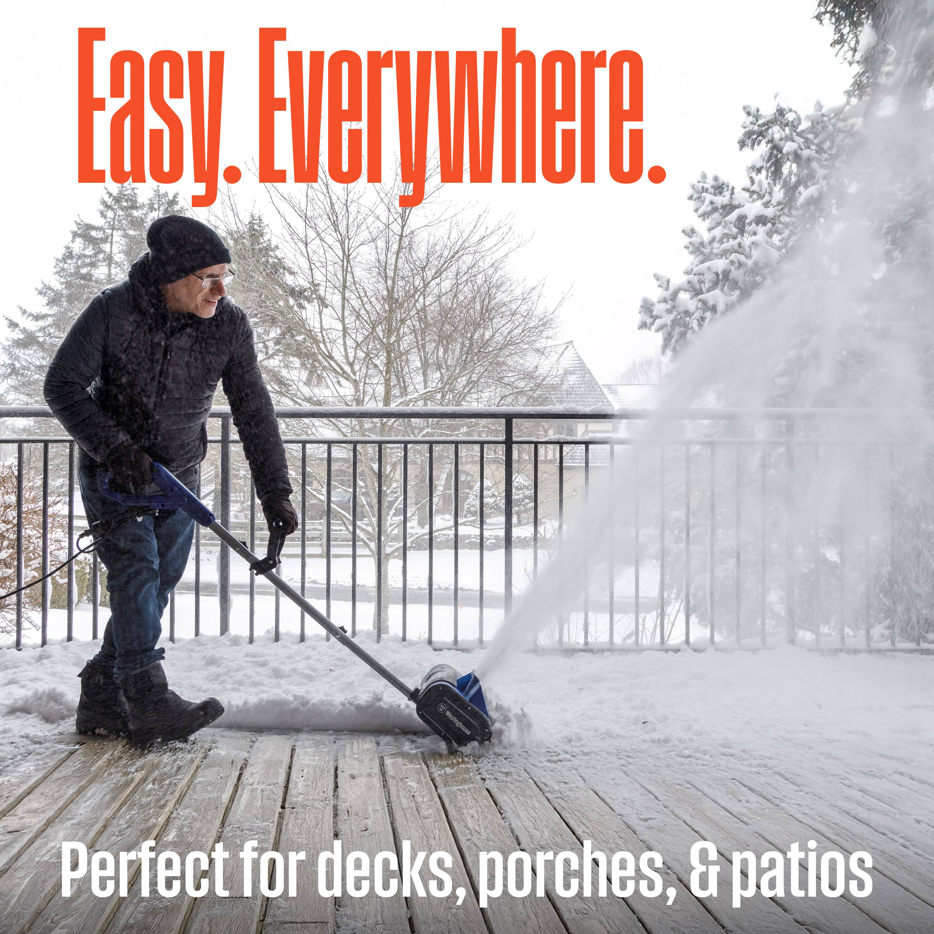 Easy. Everywhere.  
Perfect for decks, porches, & patios