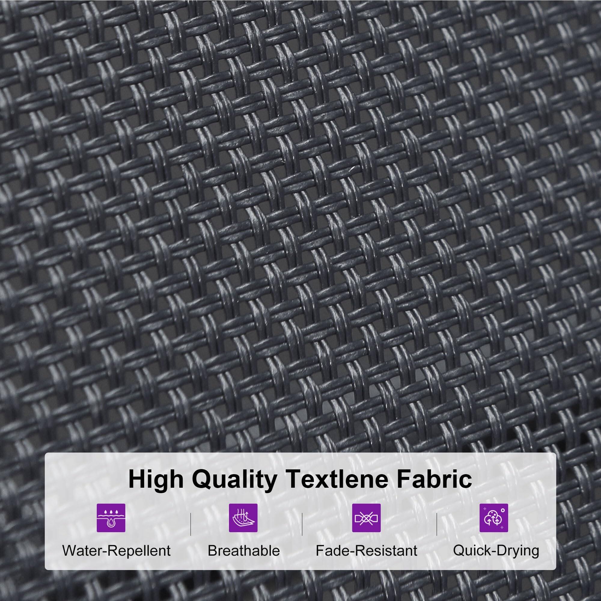 High Quality Textlene Fabric

- Water-Repellent
- Breathable
- Fade-Resistant
- Quick-Drying
