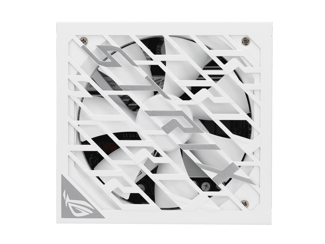 Alt View 3. ASUS - ASUS ROG Strix 1000W Platinum White (80 PLUS/Cybenetics, ATX 3.1, PCIe 5.1, GaN, 10yr Warranty).