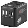 LENCENT 225A output tmode: 12V=3A port =3A 1.5A Single SV=3A9V= USBA1/23: USB-C1: SV=24A output mode: 12V=25A Combined USB-C2: SV=24A & USB-C1:5V= SV=24A USB-A1/23:5V USB-C1 USB-C2: Output Total DC USB-A1 USB-A2 USB-A3 USB-C2 45W GaN III Tech