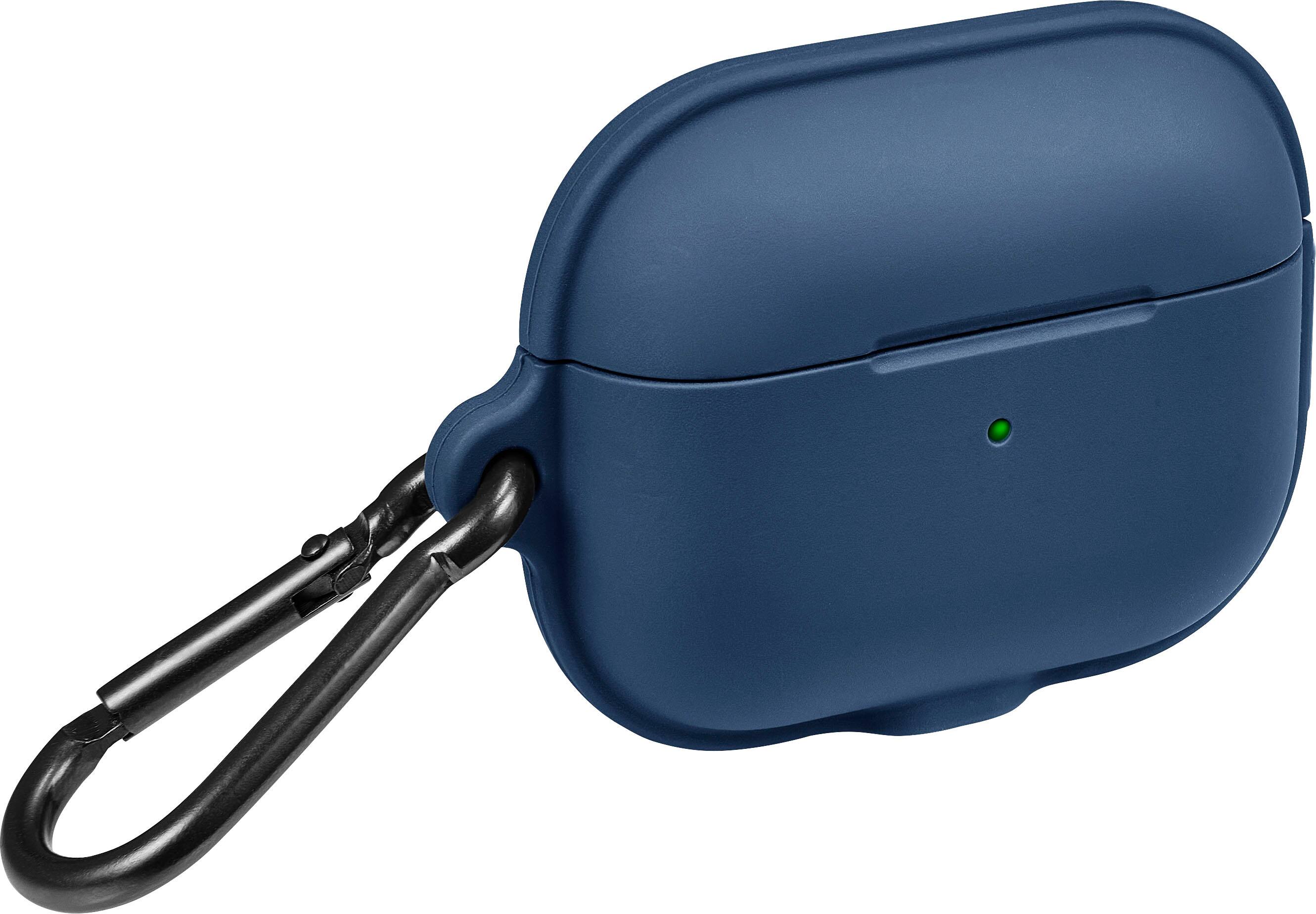 Alt View 19. Insignia™ - Case + Cleaning Tool for Apple AirPods Pro 1st and 2nd Generation - Blue.