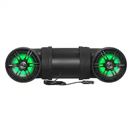 SoundStorm - BTB8L 8" 700W Bluetooth Amplified Marine/ATV Off Road Speaker System - Black