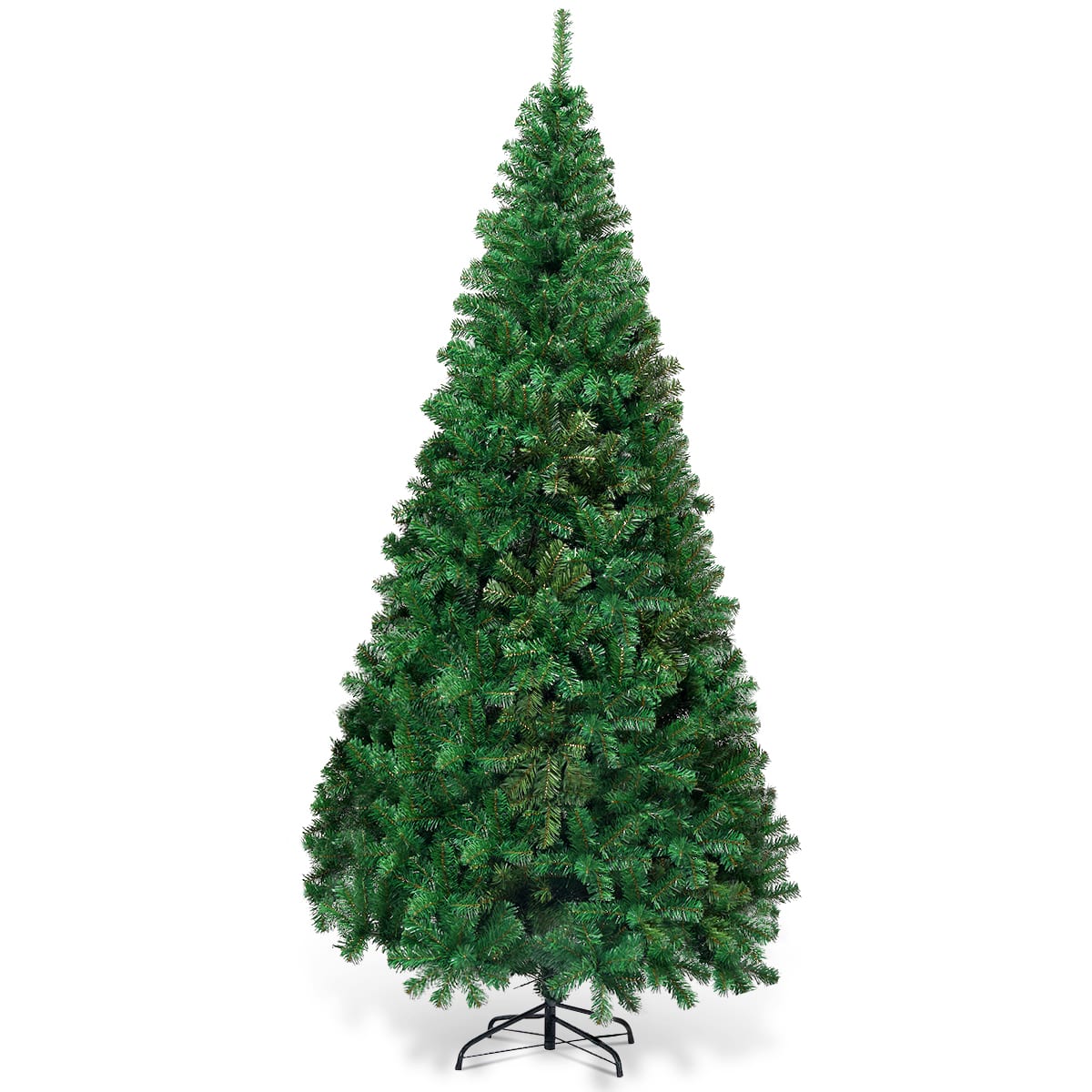 Alt View 11. Costway - 8Ft Artificial PVC Christmas Tree Stand Indoor Outdoor - Green.