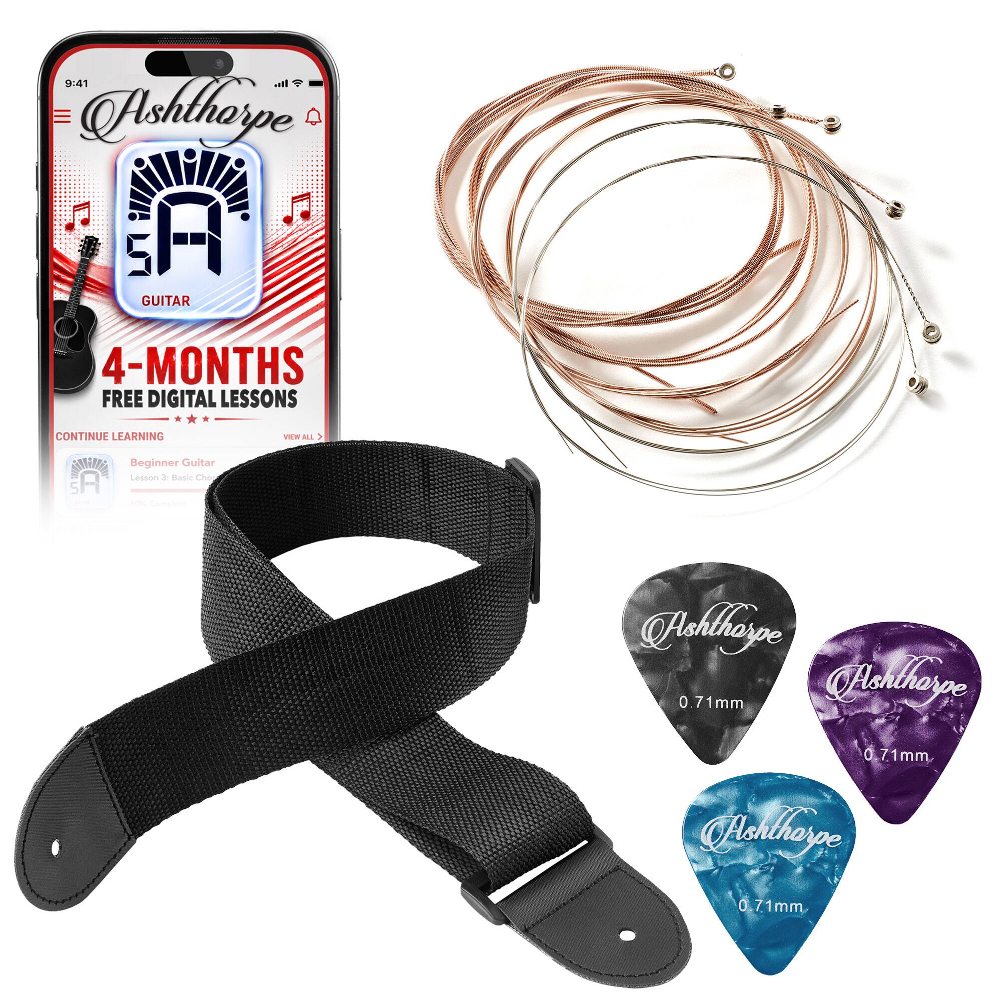 9:41 Ashthape
GUITAR
4-MONTHS FREE DIGITAL LESSONS
CONTINUE LEARNING
VIEW ALL
Beginner Guitar Lesson 3: Basic Chord
0.71mm
0.71mm
0.71mm