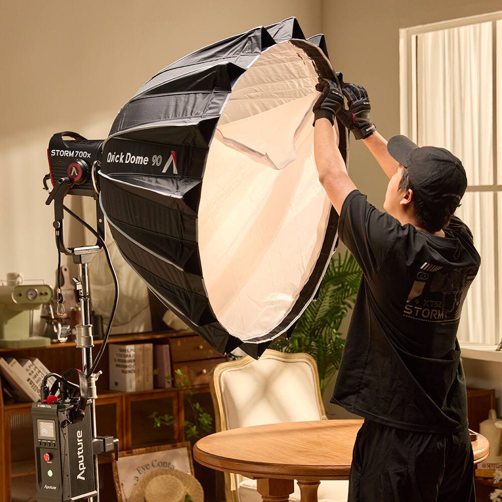 STORM700x QuickDome 90  
@ S2TX  
STORM LPI: I 1B INO ollins - Aputure 1 Eve Cont. 7 nlike