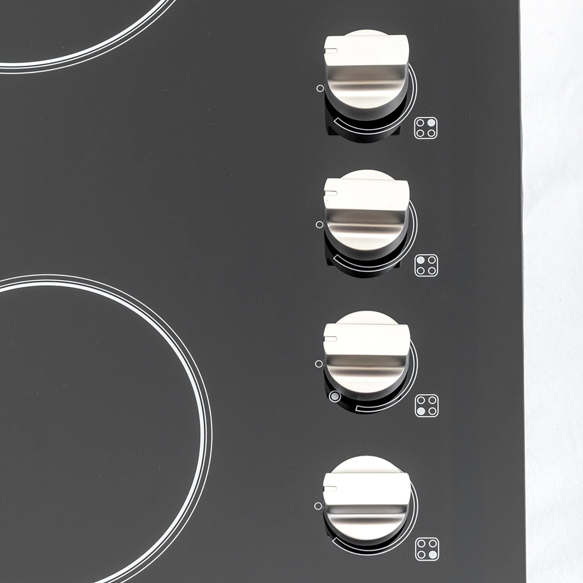 Alt View 8. Magic Chef - 24 in. Radiant Electric Cooktop in Black with 4 Burner Elements - Black.