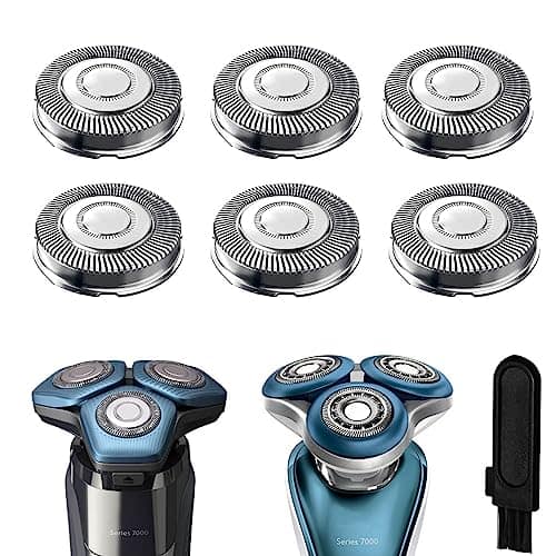 Vulpecula Spade - SH71 Replacement Heads Compatible with Philips Norelco Shaver Series 7000 and 5000 Triple Razor with Durable Sharp