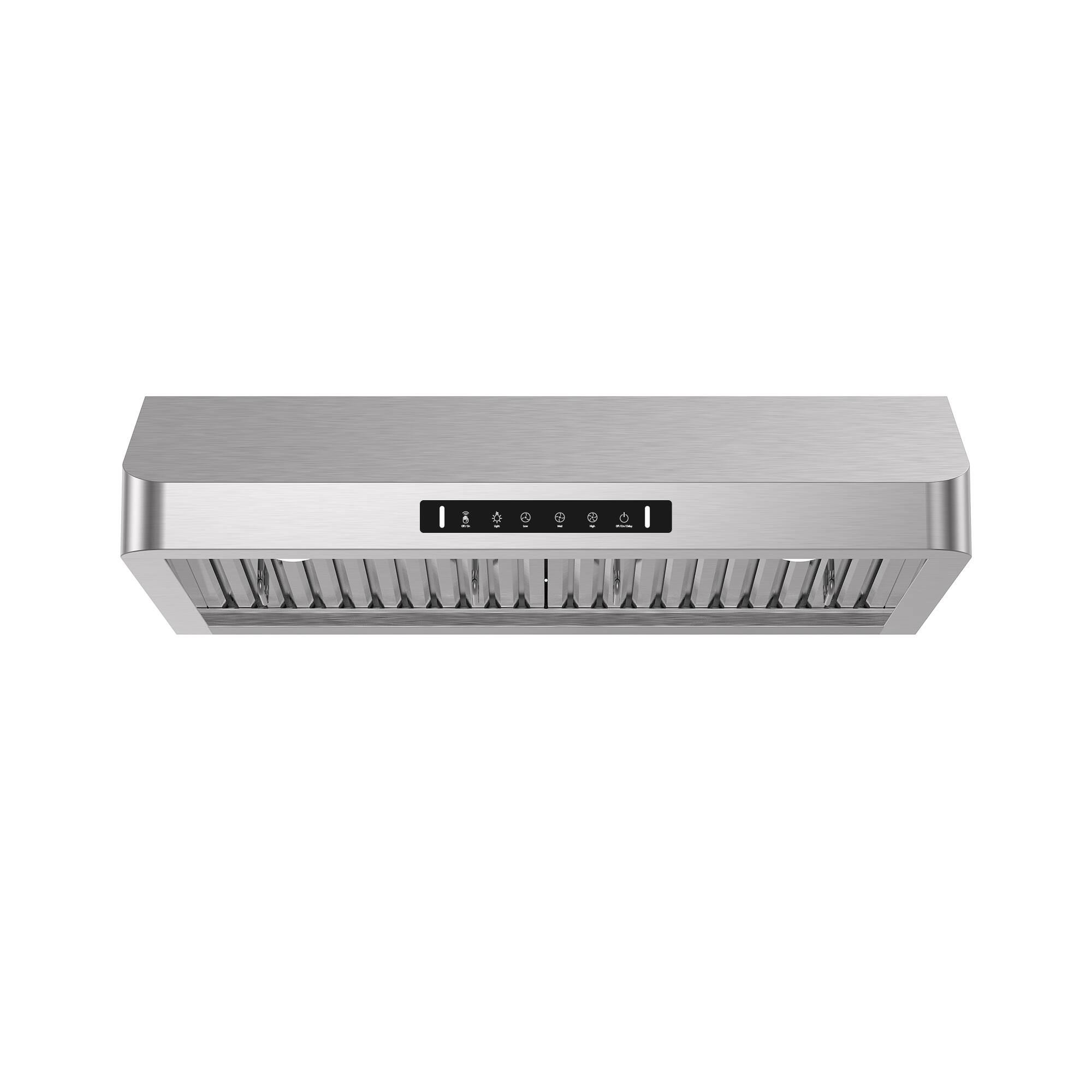 Angle. VIKIO - 30 inch Ducted 700-CFM  Stainless steel Under Cabinet Range Hood - Stainless steel.