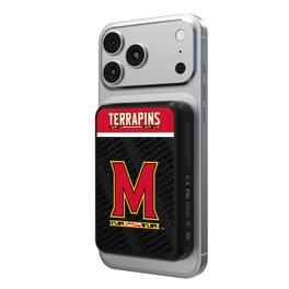 Keyscaper - Maryland Terrapins 5000mAh Wireless Magnetic Power Bank - Black