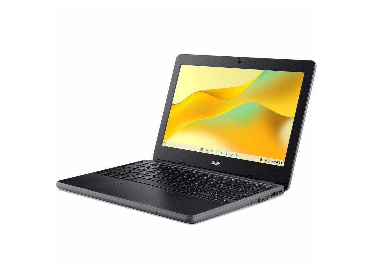 Alt View 5. Acer - Acer Chromebook 511 C737LT-C5Q1 11.6" Touch - Intel N150 - 8 GB - 64 GB - ChromeOS - Webcam - Wi-Fi 7 - Black.