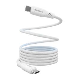 Stock Preferred - White REcoil 6ft USB-C to USB-C Magnetic Cable for Laptops, Tablets & Phones