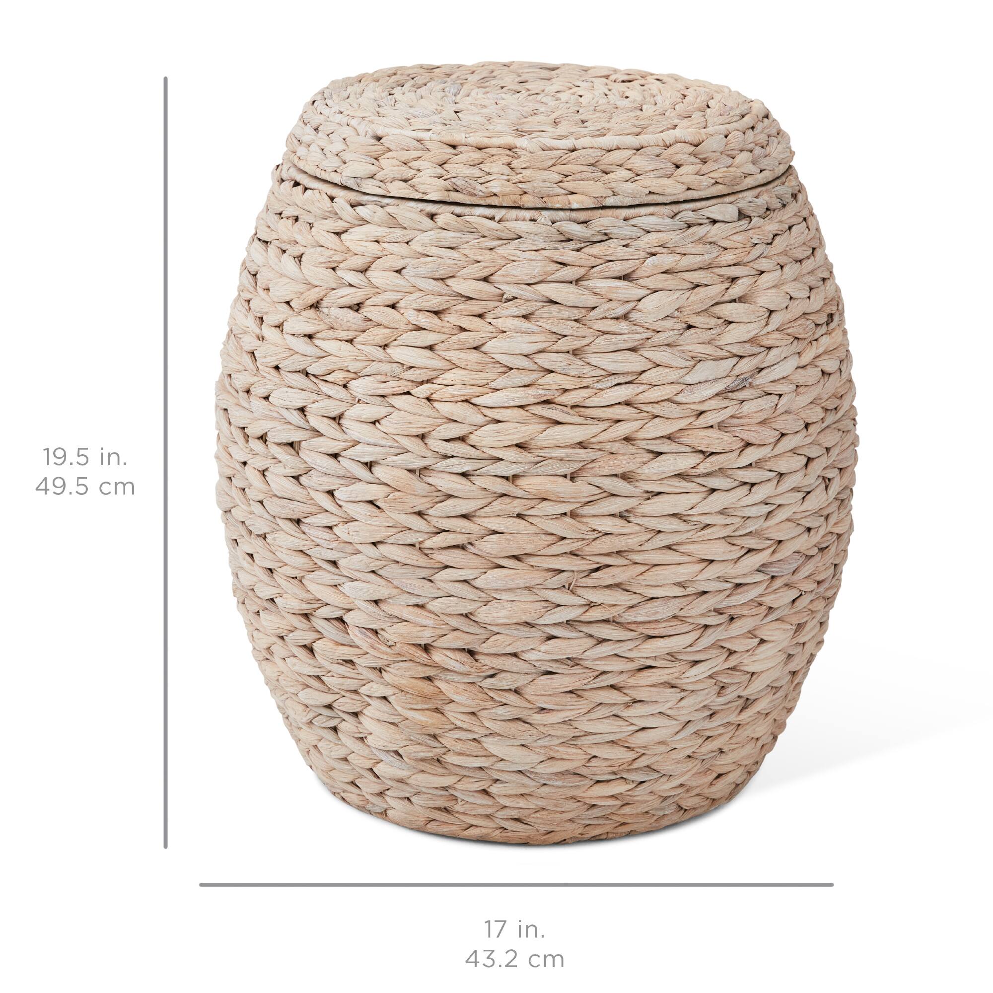 19.5 in.  
49.5 cm  

17 in.  
43.2 cm