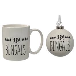 The Memory Company - Cincinnati Bengals Holiday Ornament & Mug Set - Multicolor