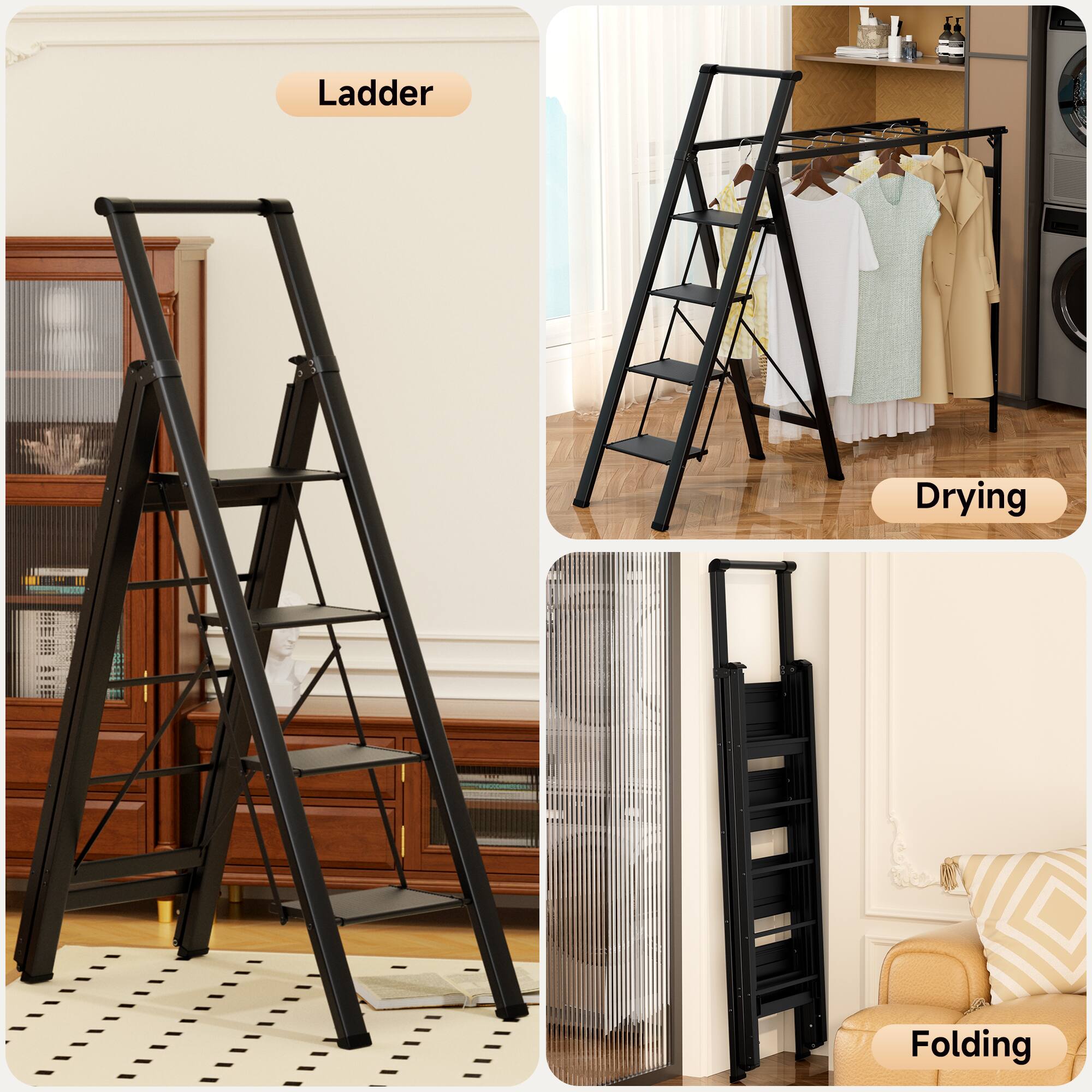 Ladder  
Drying  
Folding