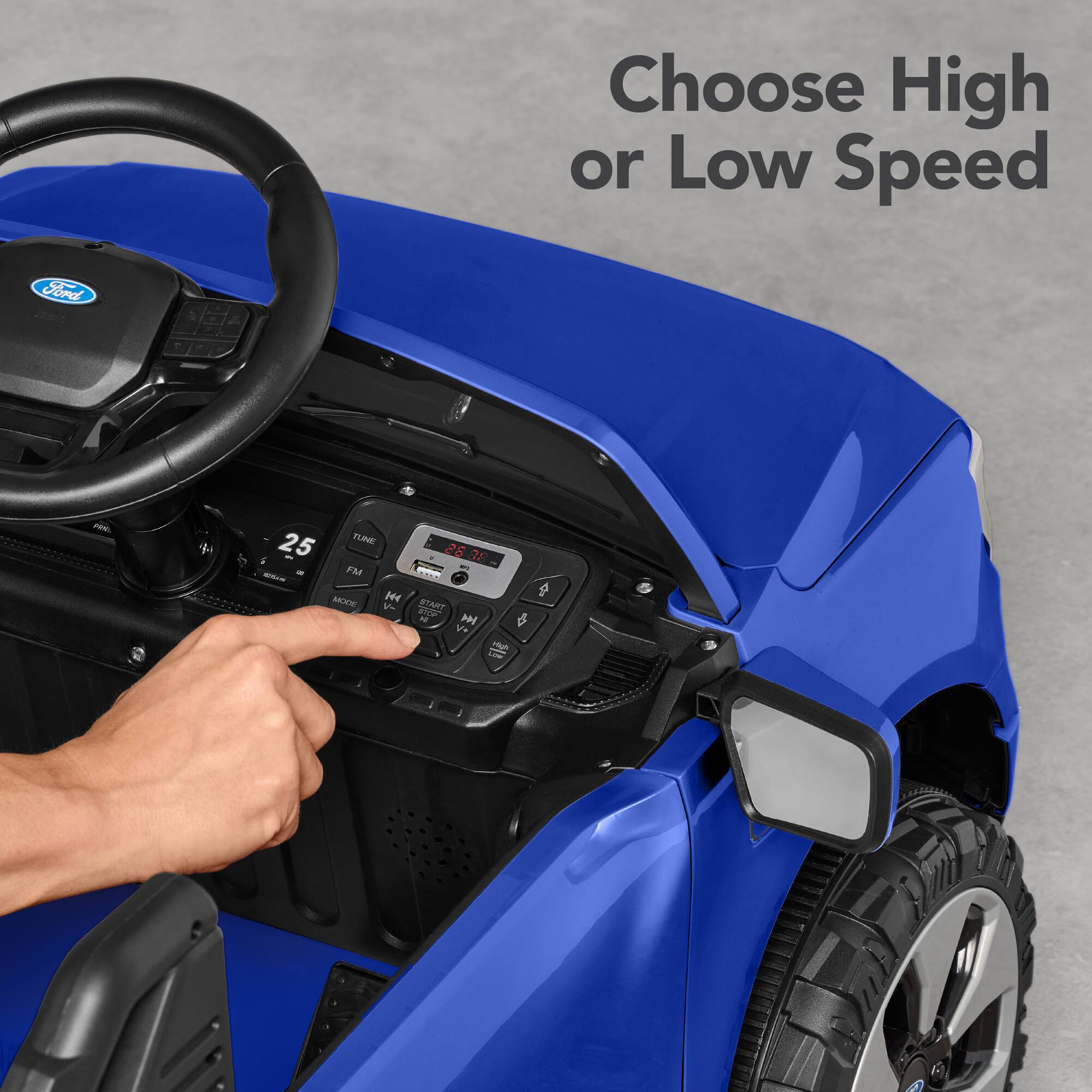 Choose High or Low Speed.