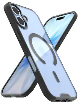 Smartish - iPhone 17 MagSafe Case - Gripmunk Protective Slim Grip Magnetic Cover - Clearly Black - Clearly Black (MagSafe)