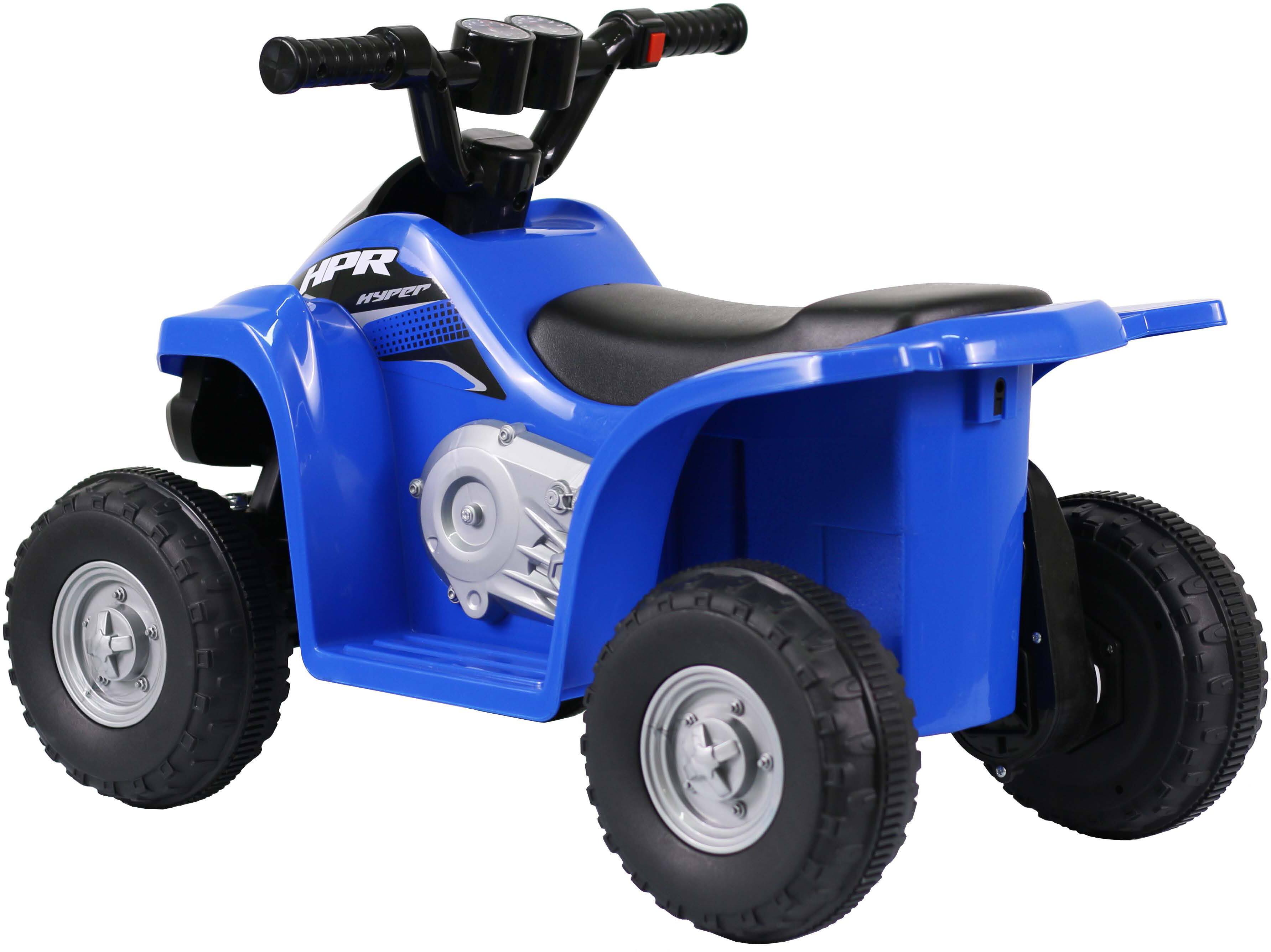 Alt View 1. Hyper - Kids ATV 6V Ride On - 2MPH Max Speed - Foot Accelerator - 40 min Run Time - Rugged Wheels - UL Approved & Certified - Blue.