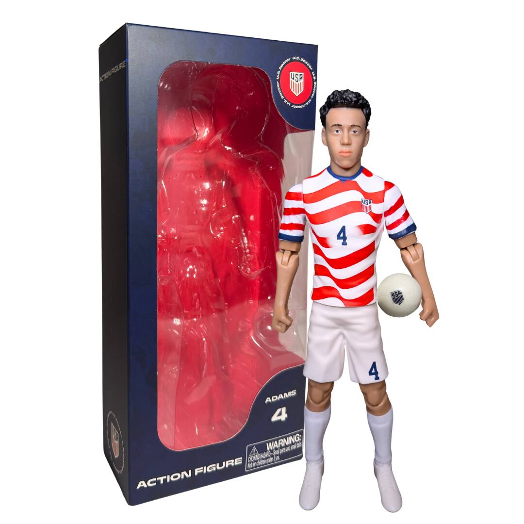 "Banbo Toys - SOCKERS 2026 USMNT Tyler Adams (Home Jersey) 8"" Collectible Soccer Action Figure" price history on PriceWatchPro