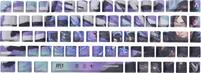 Higround - APEX Legends 68 Key Artisan PBT Keycaps - Wraith - Front_Zoom