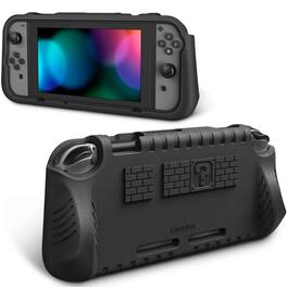 Kitcheniva - Durable Kids Case For Nintendo Switch 2017 With Ergonomic Handle Grip - Black