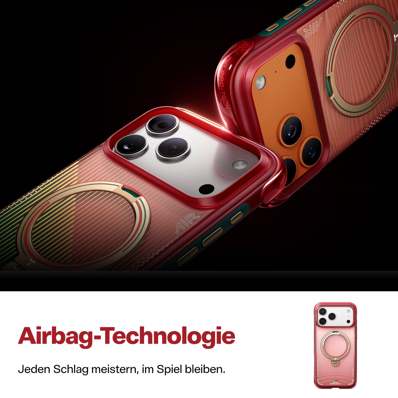 ELPRO-TECH AIR Airbag-Technologie  
Jeden Schlag meistern, im Spiel bleiben.