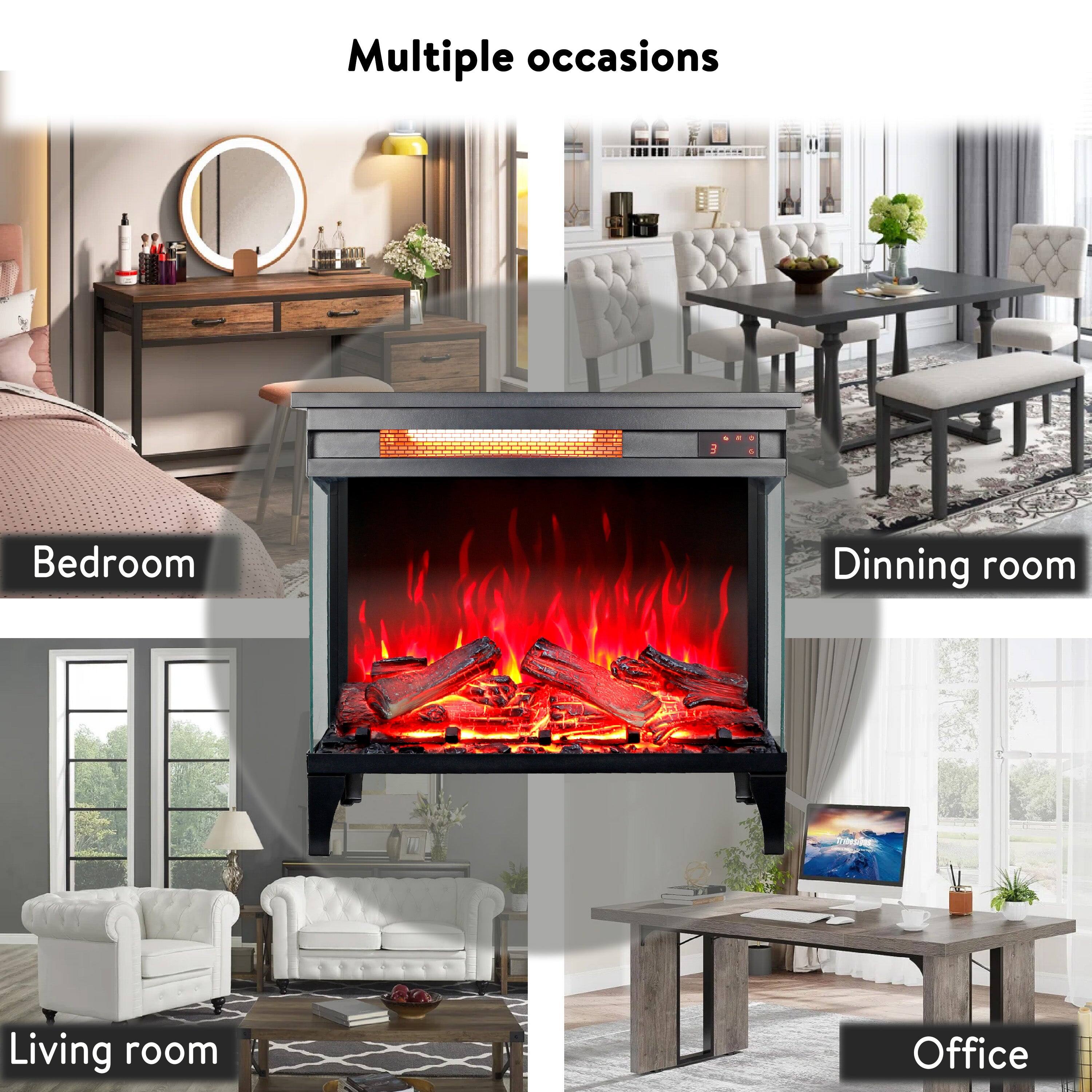 Multiple occasions
Bedroom
Dining room
Living room
Office