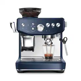 Breville - the Barista Express Impress Espresso Machine - Damson Blue