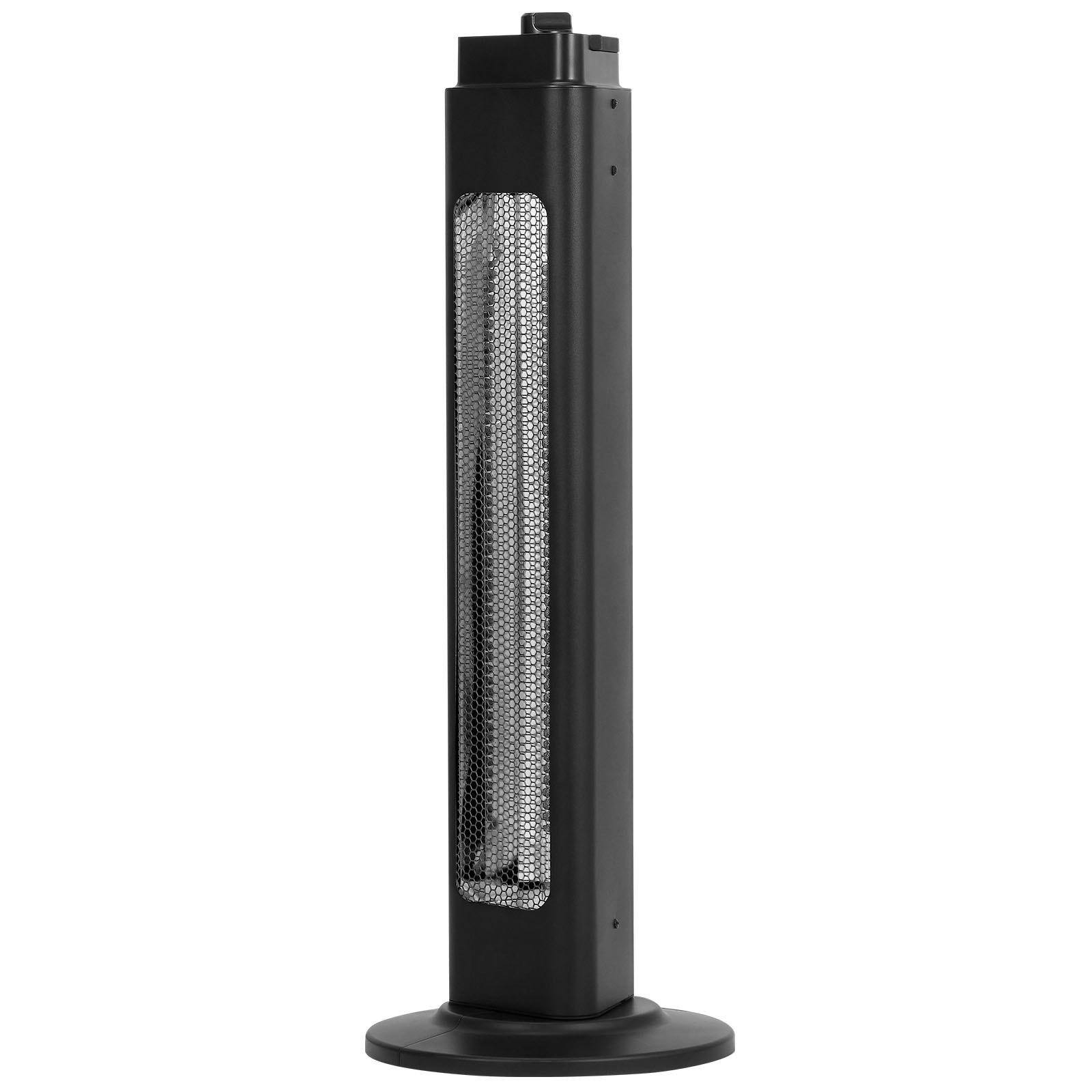 Alt View 9. Glintex - Electric Space Heaters 1500W Infrared Heater Remote Control 3 Speeds 24H Timer Safety Protections Indoor Outdoor Use - Black.