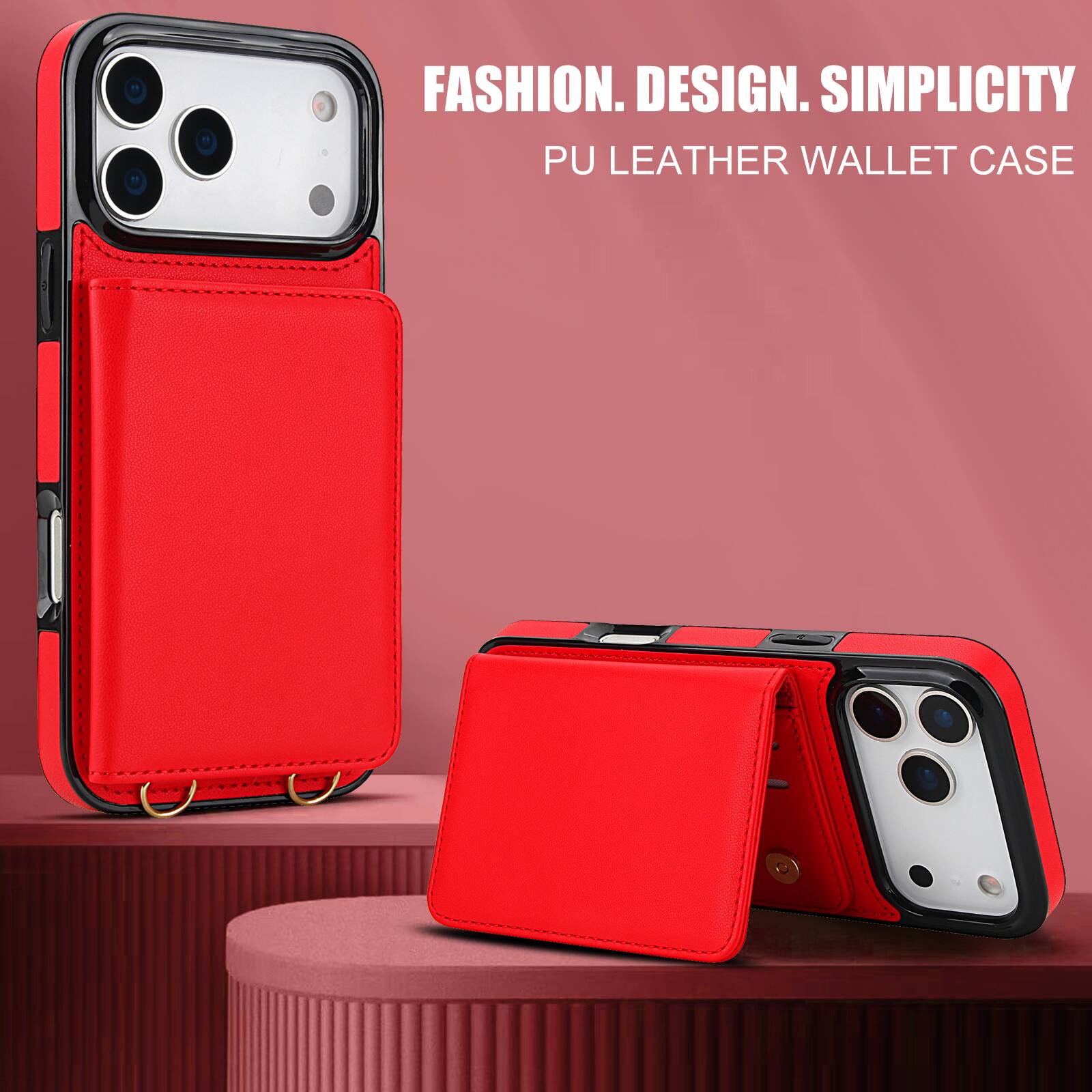 FASHION. DESIGN. SIMPLICITY  
PU LEATHER WALLET CASE