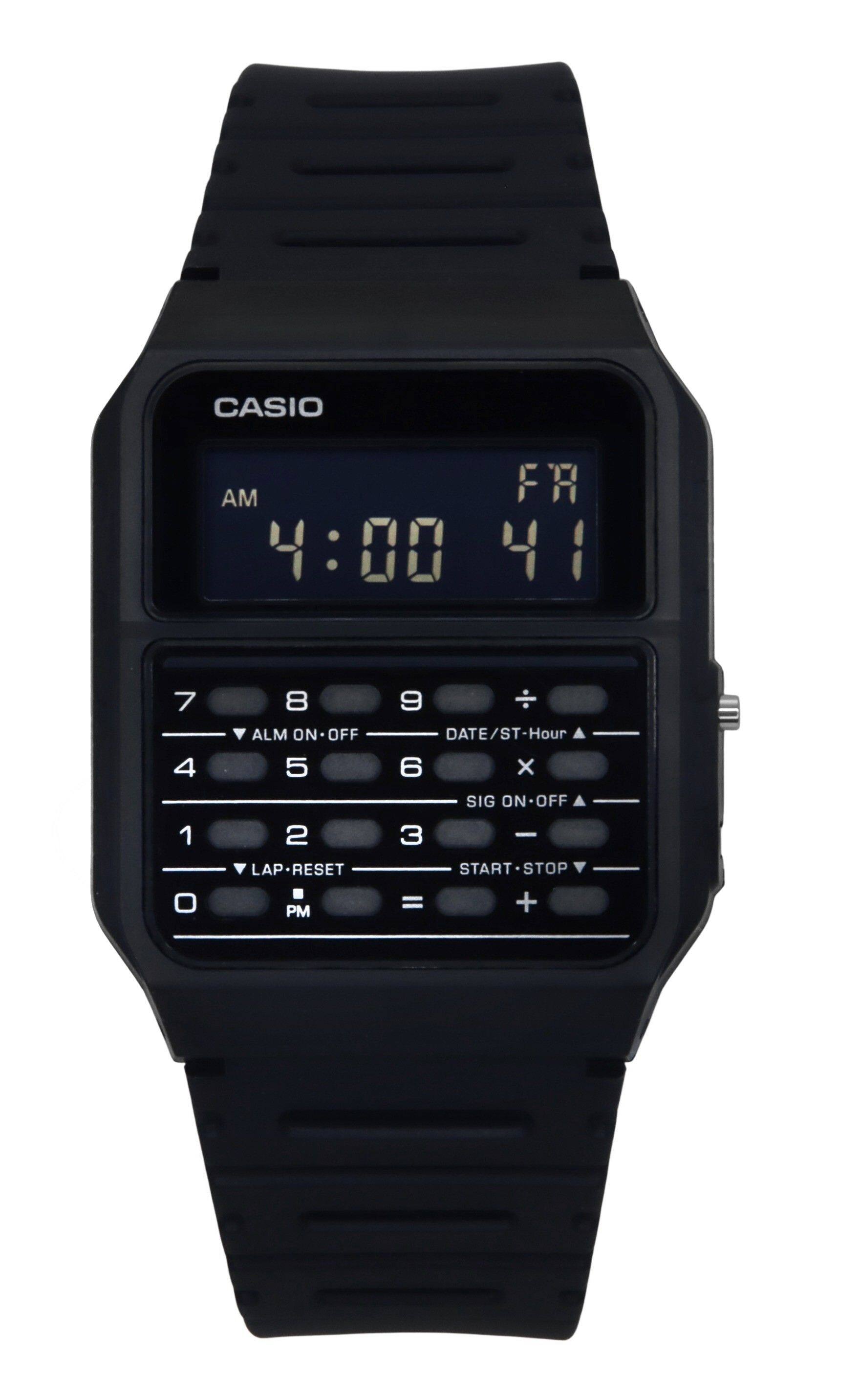 CASIO AM FR 4:00 41 ALM ON-OFF DATE/ST-Hour SIG ON-OFF LAP-RESET START-STOP