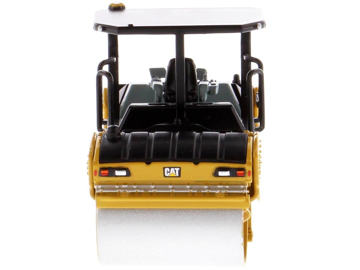 Alt View 5. Diecast Masters - CAT Caterpillar CB-13 Tandem Vibratory Roller with ROPS "Play & Collect!" Series 1/64 Diecast Model by Diecast Masters.