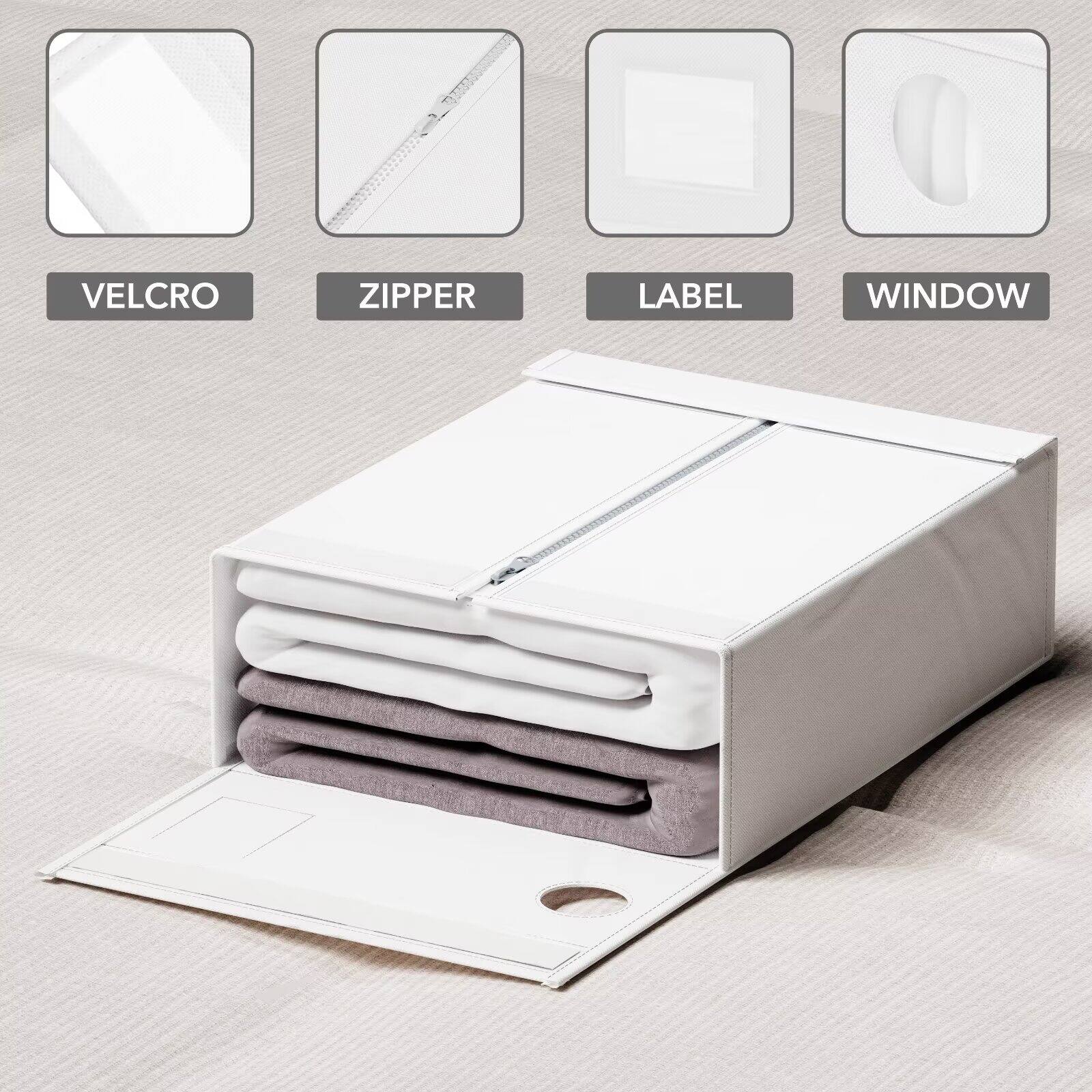 VELCRO ZIPPER LABEL WINDOW