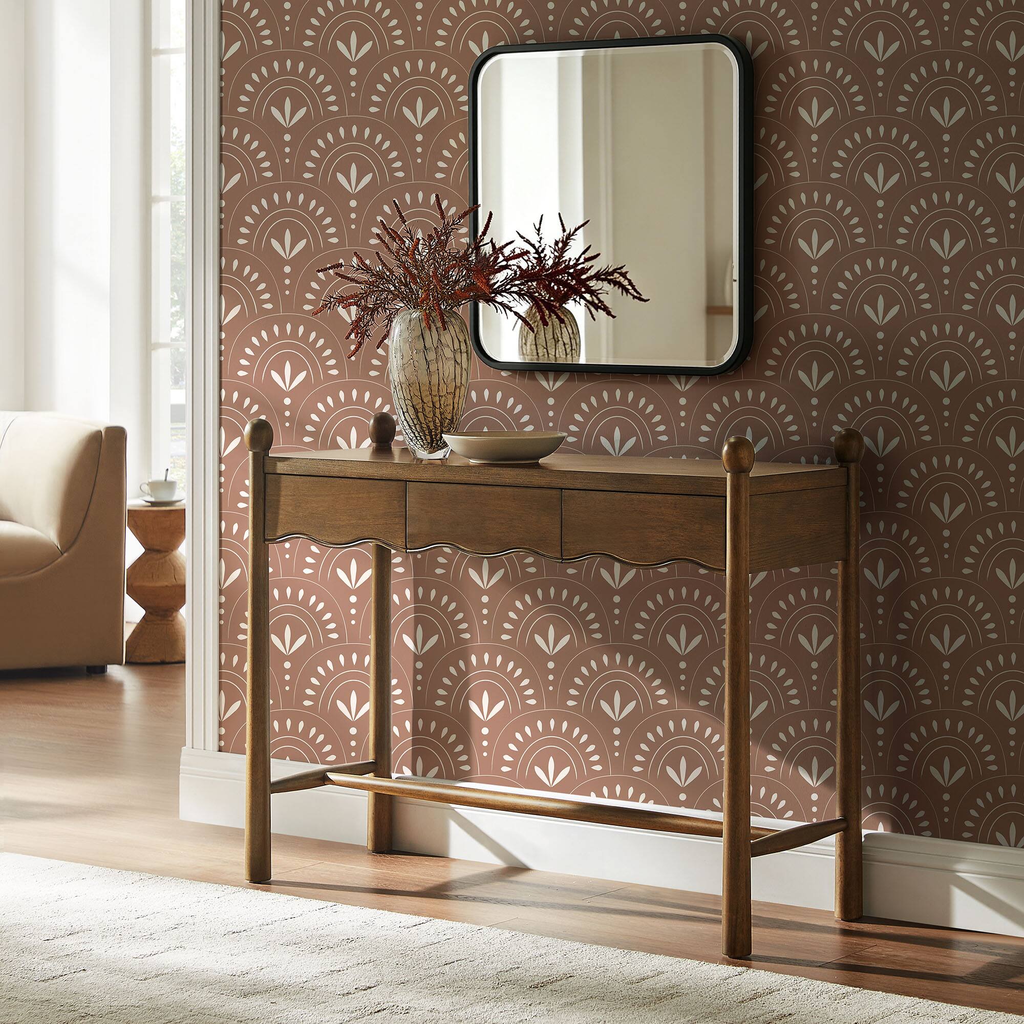 Front. Modway - Darcy 44 Inch Wood Console Table by Modway - Walnut.