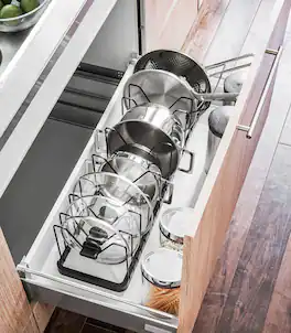 Yamazaki Home - Adjustable Pot Lid Organizer