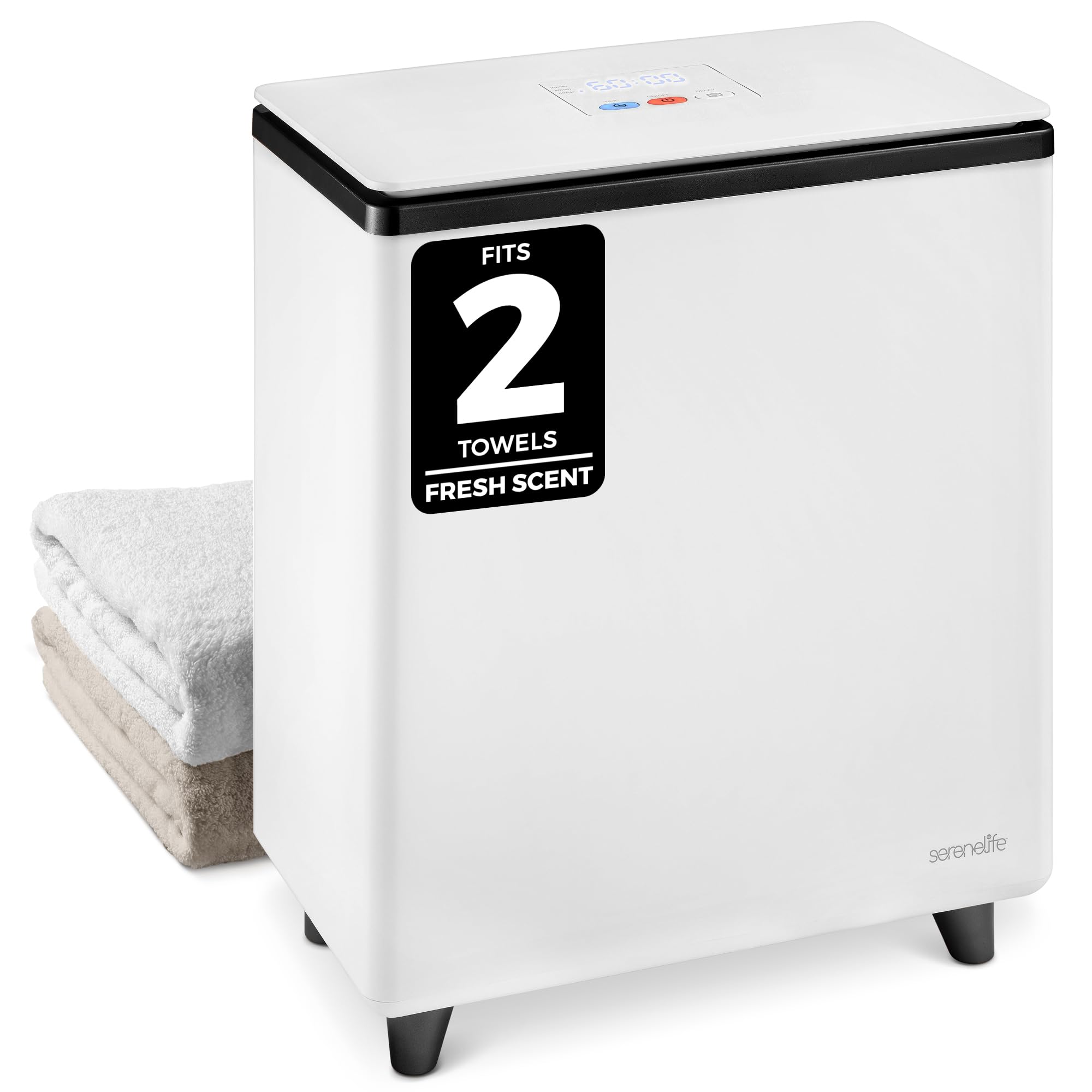 SereneLife - Luxury Rectangle Towel Warmer - Spa - Black price history on PriceWatchPro