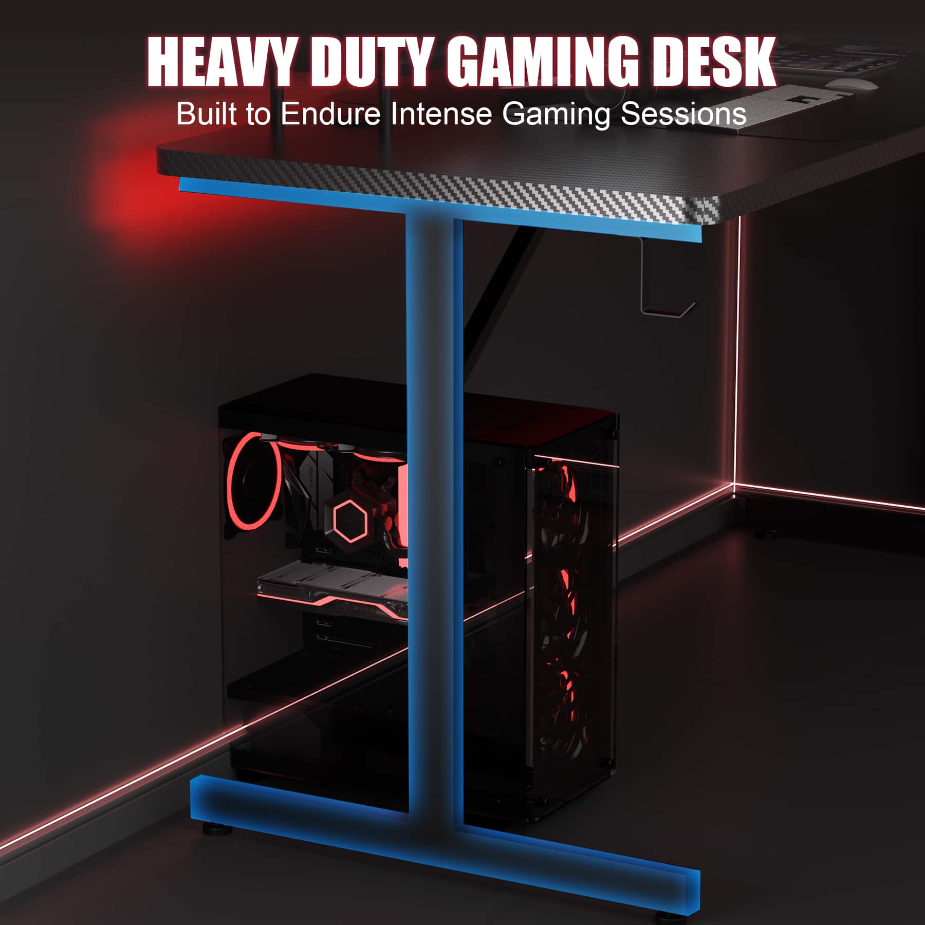 HEAVY DUTY GAMING DESK
Built to Endure Intense Gaming Sessions
