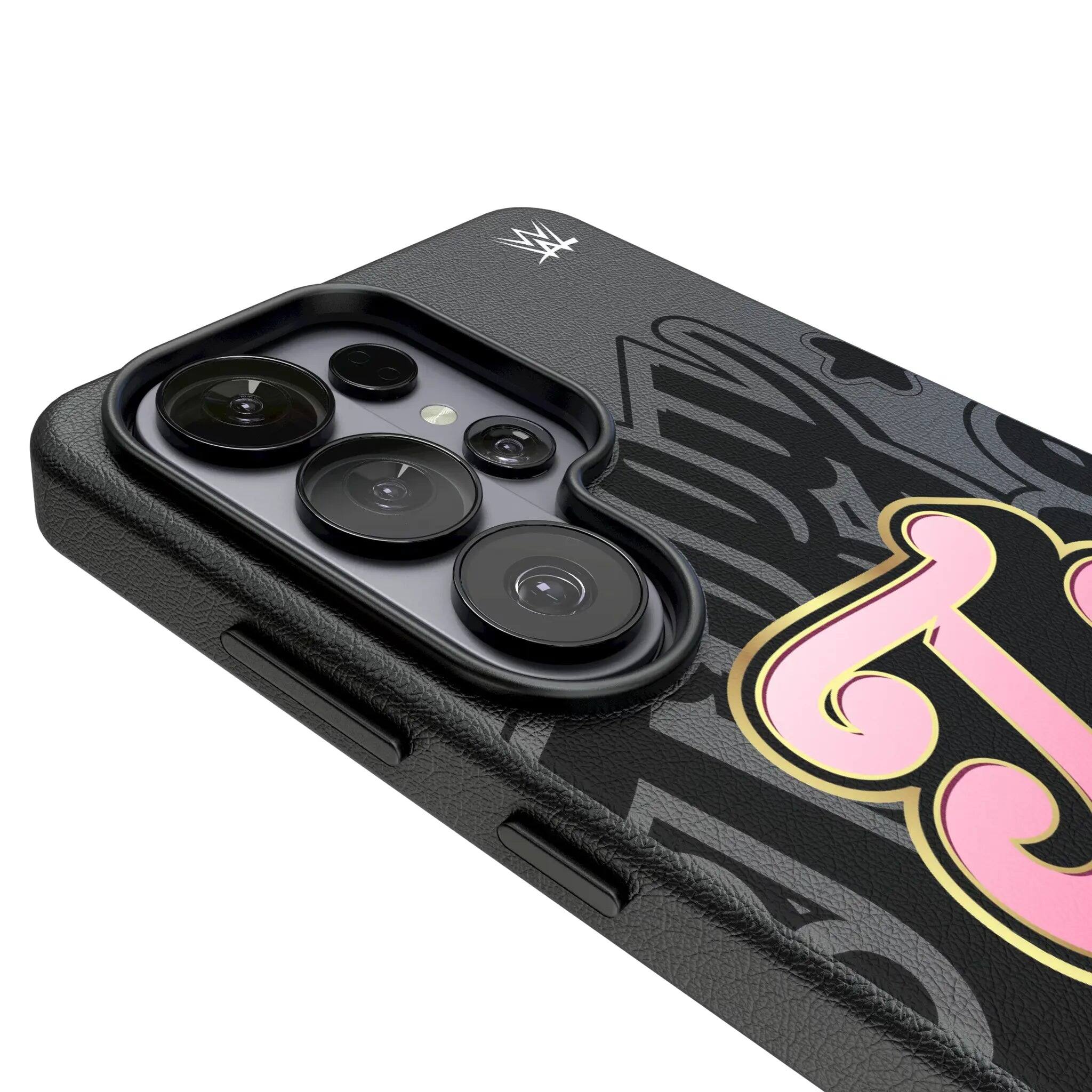 Left. Keyscaper - WWE Impact MagSafe Compatible Phone Case  - Samsung Galaxy S26 - Tiffany Stratton.