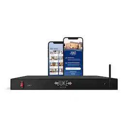 Juke Audio - Juke+ | 6 Zone (12 Channel) Audio Amplifier | 100 Watts per Channel | Wireless App Control & Music Streaming - Black