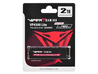 Patriot Memory Viper VP4300 Lite 500 GB M.2 PCIe Gen4 x4 SSD Patriot Memory Viper VP4300 Lite 500 GB M.2 PCIe Gen4 x4 SSD