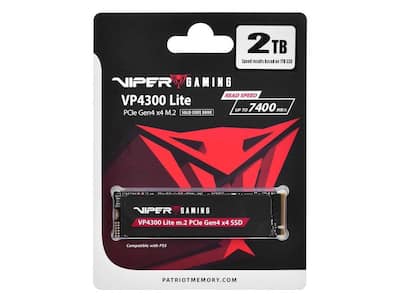Patriot Memory Viper VP4300 Lite 500 GB M.2 PCIe Gen4 x4 SSD Patriot Memory Viper VP4300 Lite 500 GB M.2 PCIe Gen4 x4 SSD