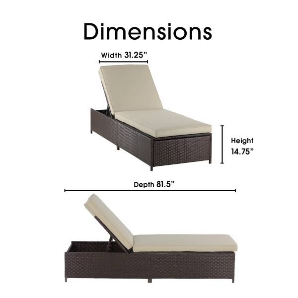 Dimensions Width 31.25" Height 14.75" Depth 81.5"