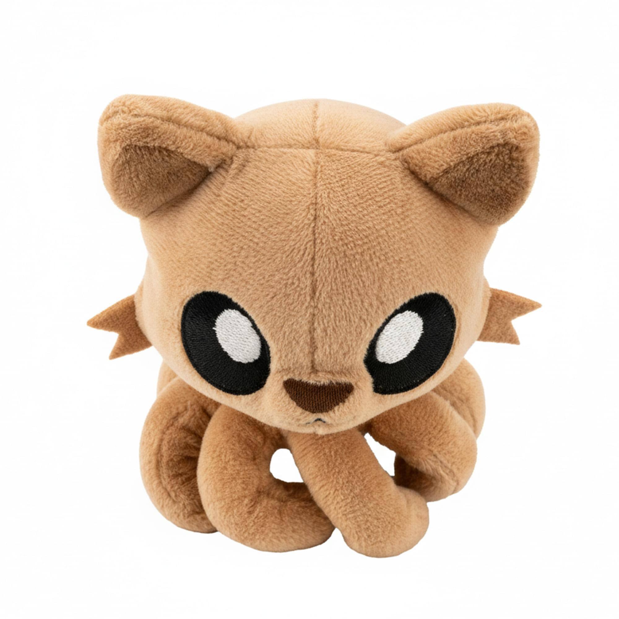 Alt View 10. Tentacle Kitty - Tentacle Kitty Campaign Critters Ye Basic Little One Plush - Brown.