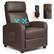 Alt View 3. Kadyn - Recliner Chair, Reclining Chair,Lounge Chair,Recliner Sofa Wingback Chair with Massage Function-Brown - Brown.