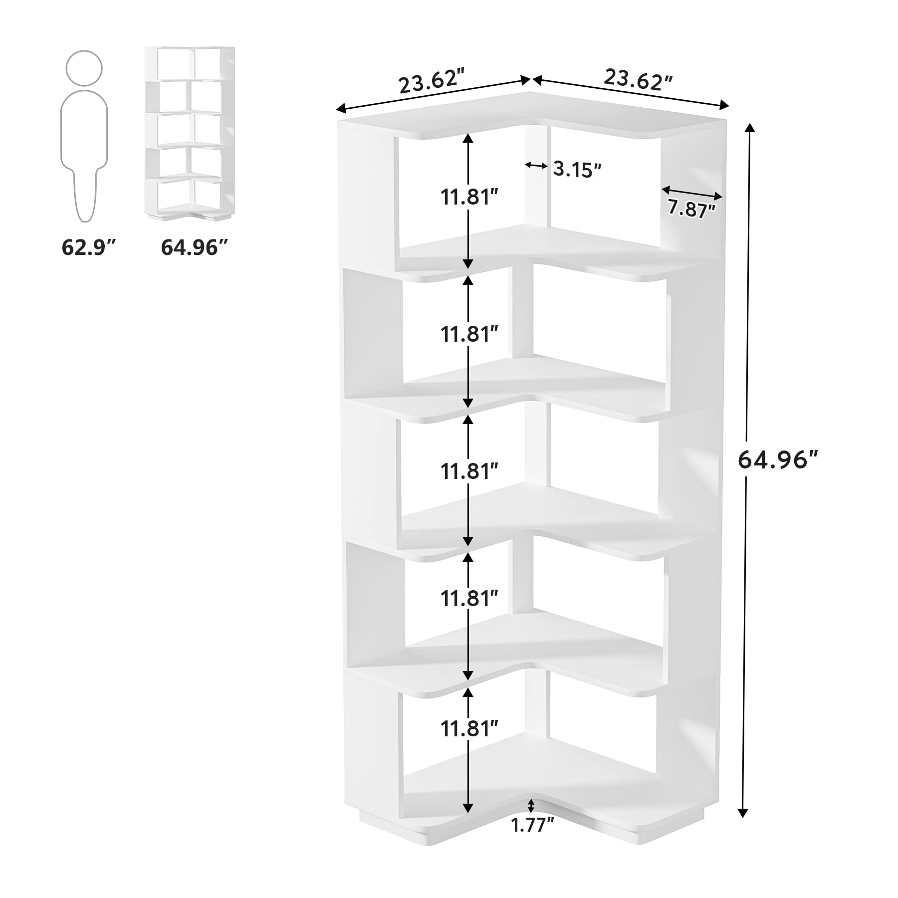 23.62"
62.9"
64.96"
11.81"
3.15"
7.87"
1.77"